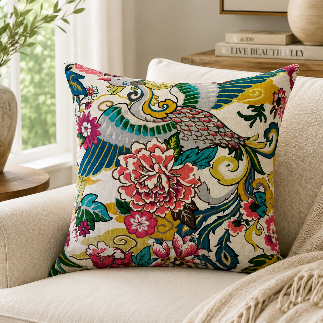 Botanical Aviary Pillow