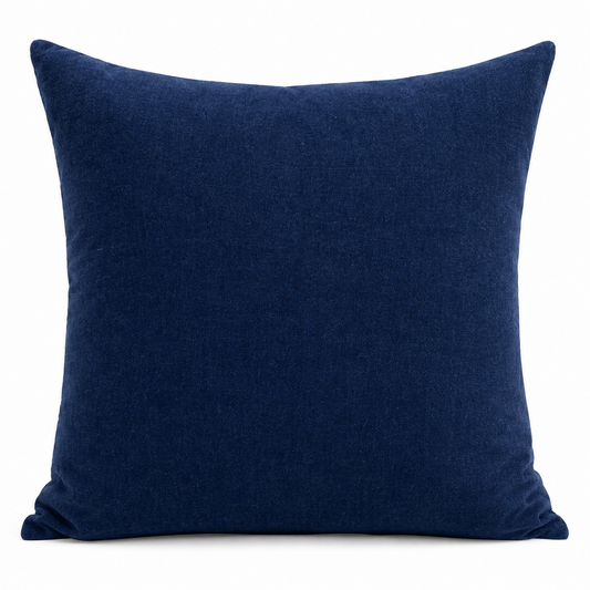 Coastal Fern Embroidered Pillow