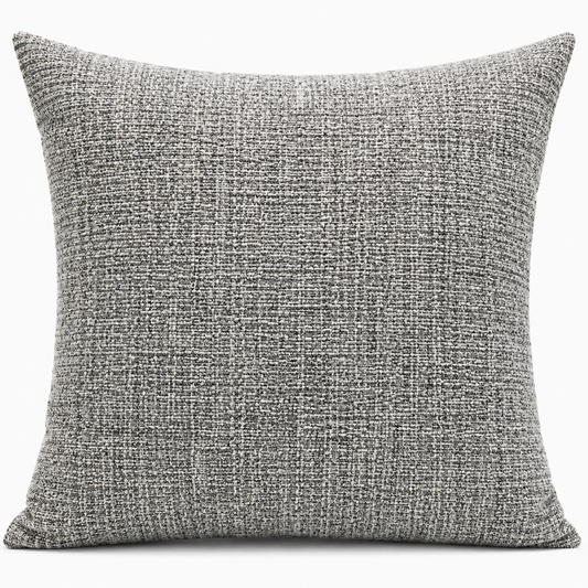 Charcoal Woven Pillow