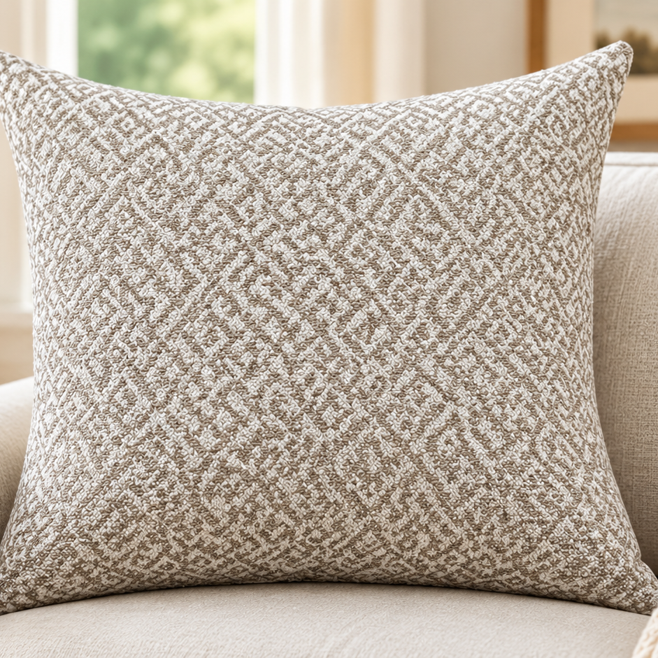 Textured Ivory Patchwork