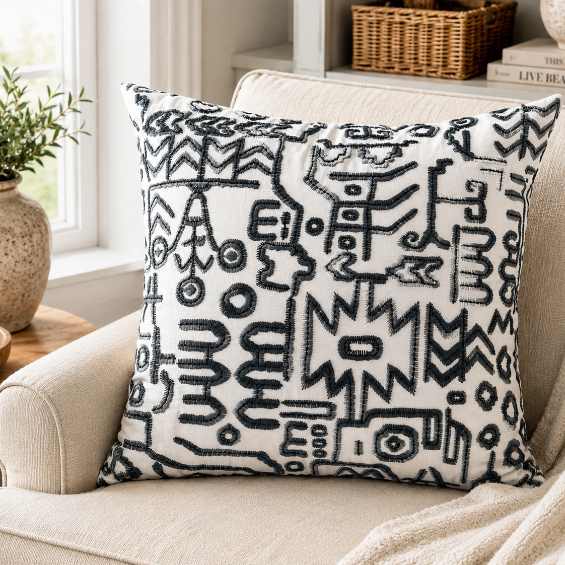 Ashwood Tribal Pillow