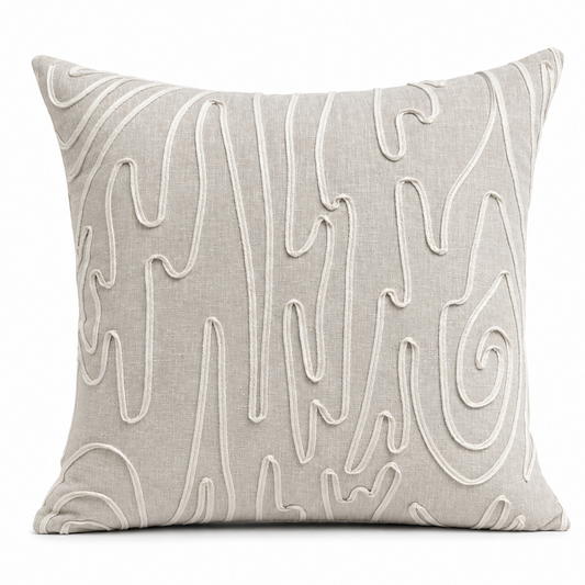 Driftwood Relief Pillow