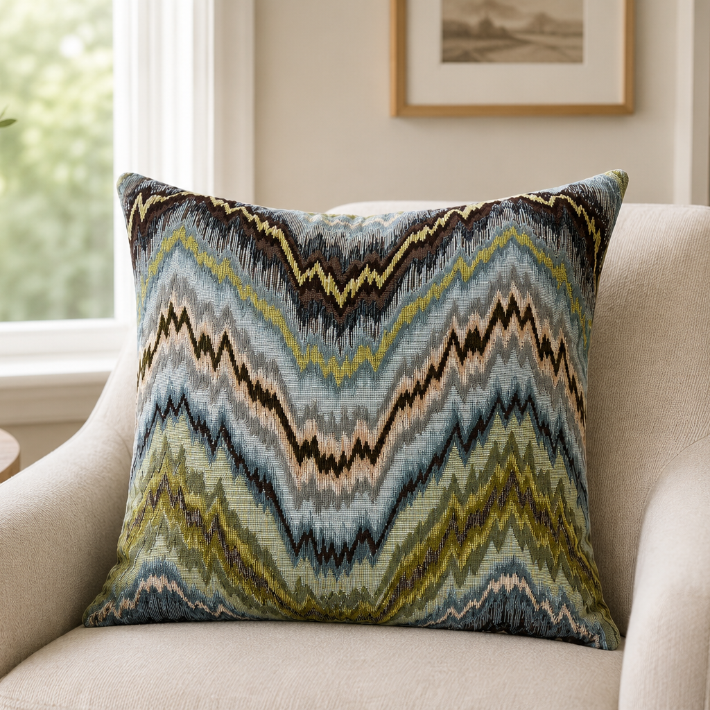 Mosswater Chevron Pillow