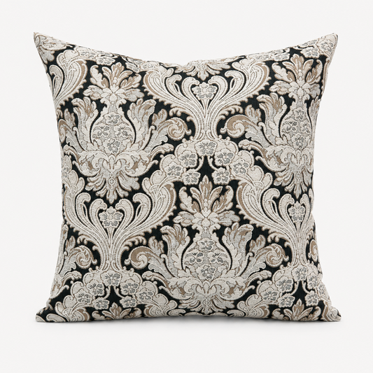 Noir Damask Pillow