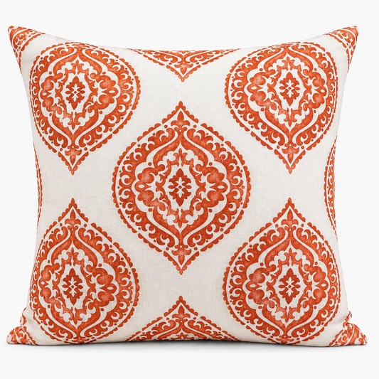 Terracotta Medallion Pillow