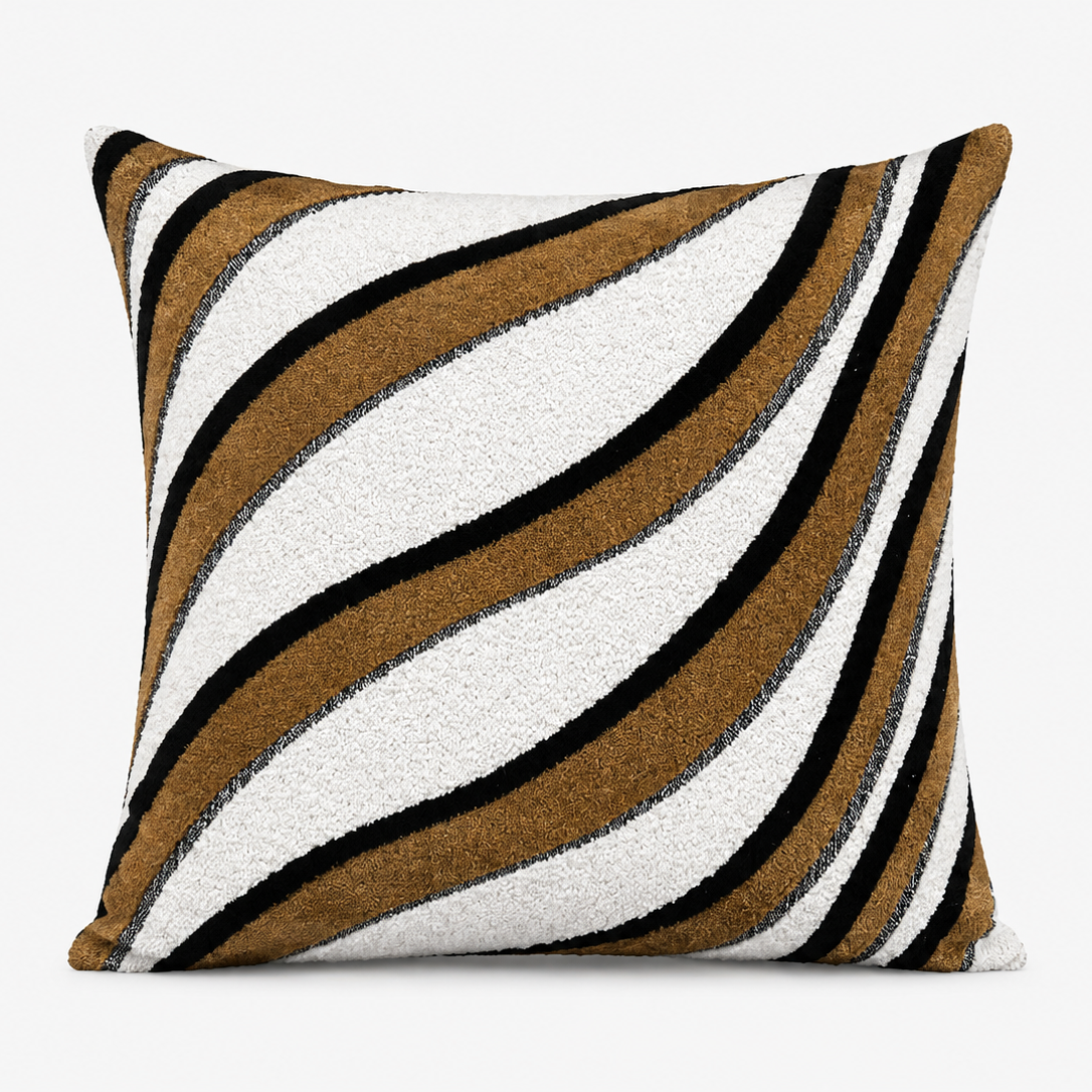 Caramel Wave Pillow