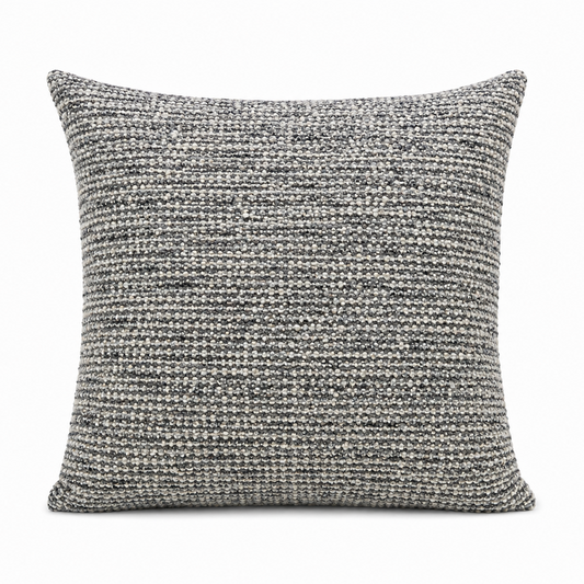 Charcoal Woven Pillow