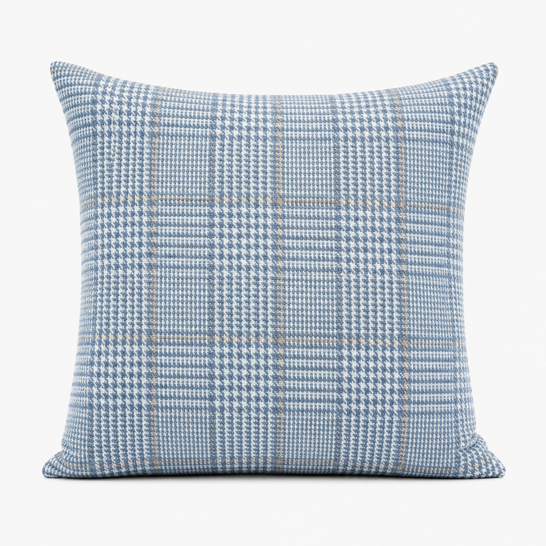 Coastal Plaid Pillow