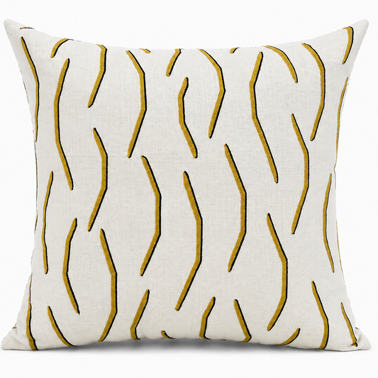 Golden Drift Pillow
