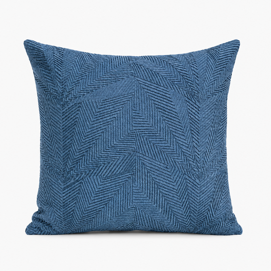 Midnight Chevron Pillow