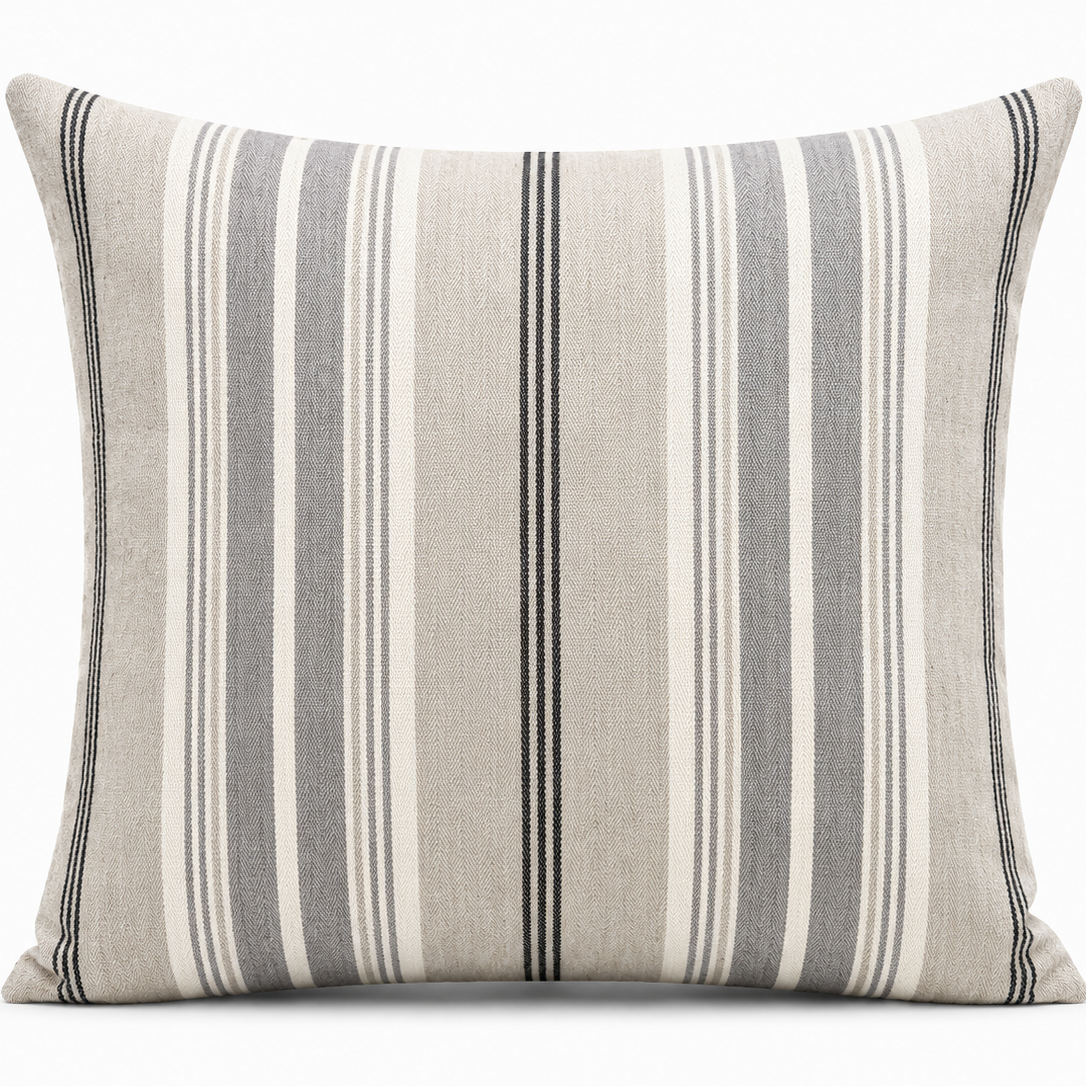 Silver Strip  Pillow
