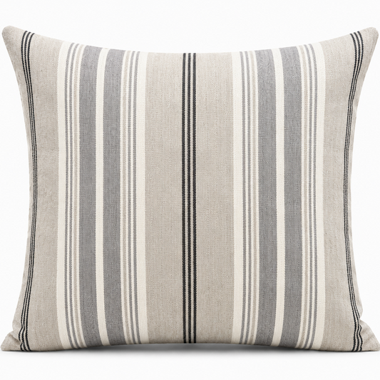 Silver Strip  Pillow