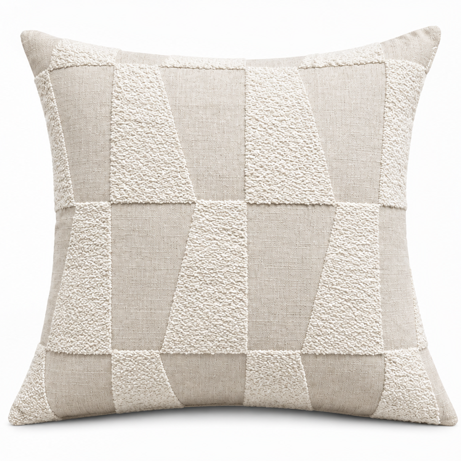 Textured Ivory Patchwork