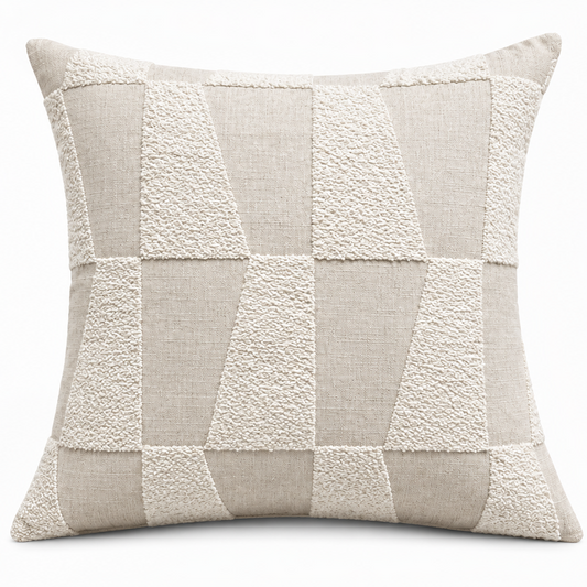Textured Ivory Patchwork