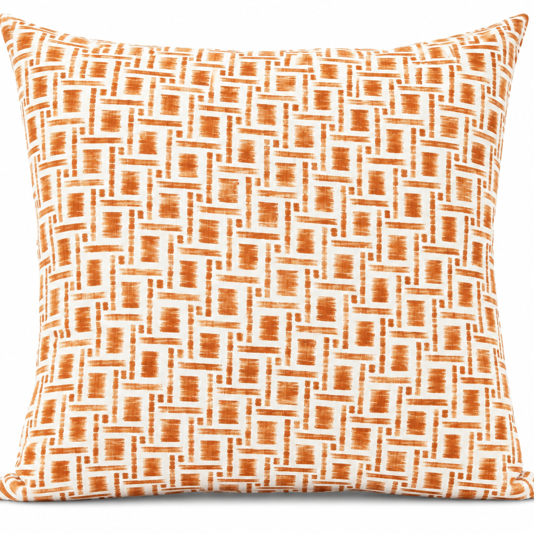 Woven Terracotta Pillow
